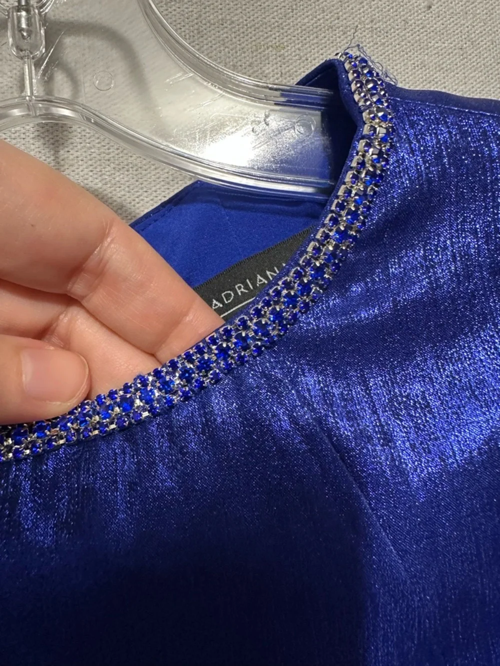 NWT Adrianna Papell Foil Woven Romper - size 10 - Picture 5 of 7